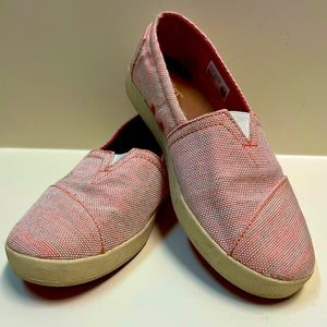 Orange Knit Tom shoes